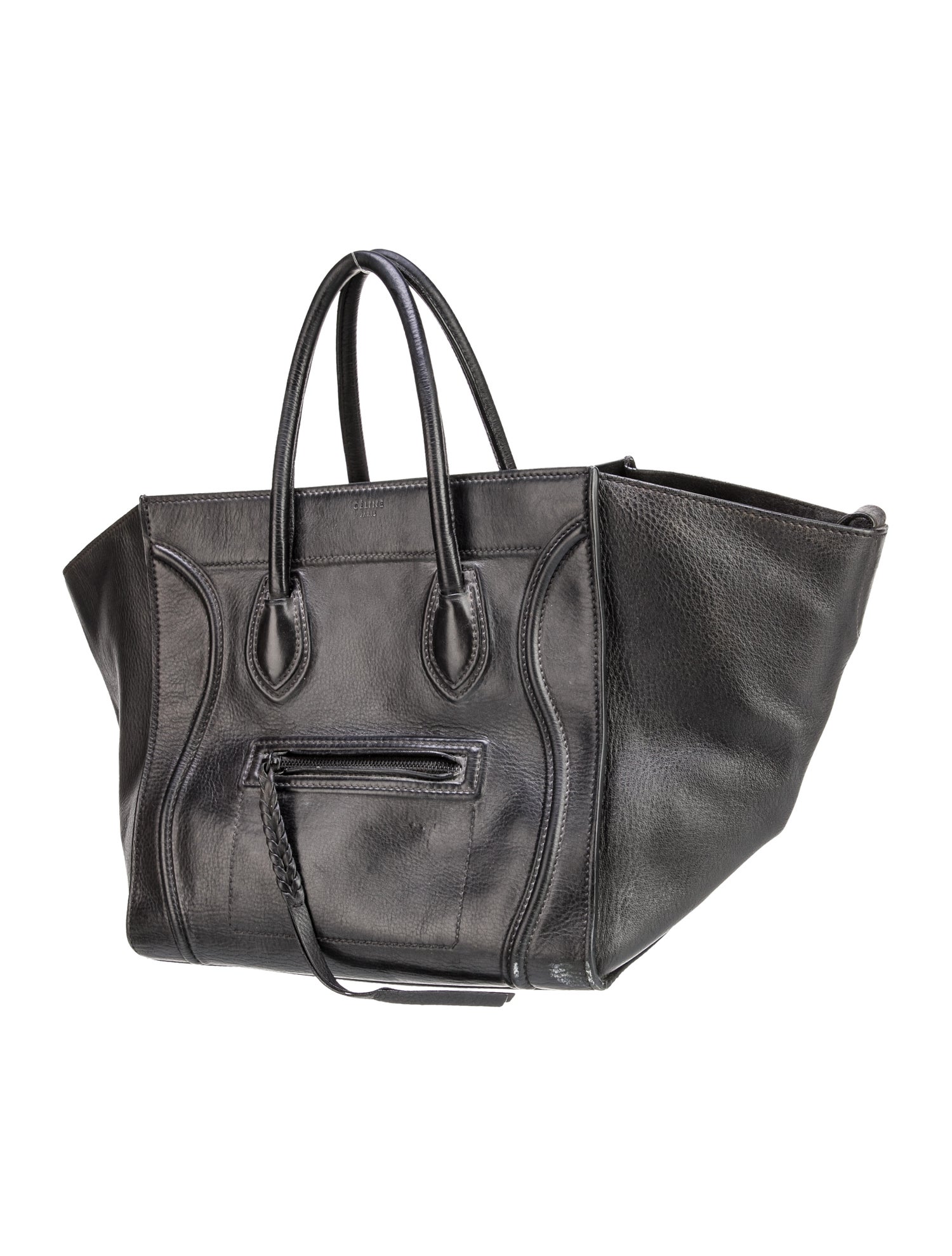 Celine Leather Luggage Phantom Medium