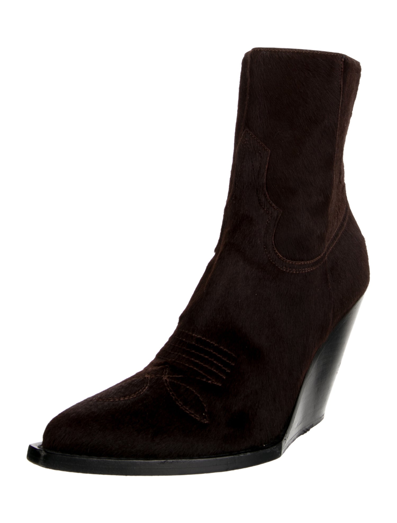 Celine Ponyhair Sock Boots