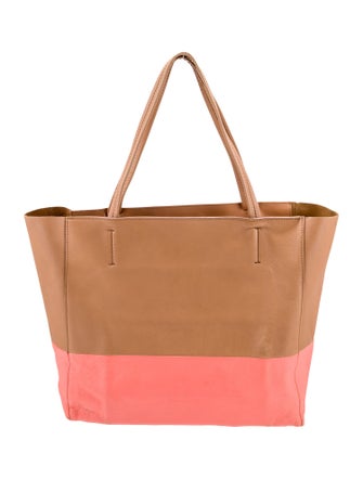 Celine Leather Horizontal Cabas Horizontal