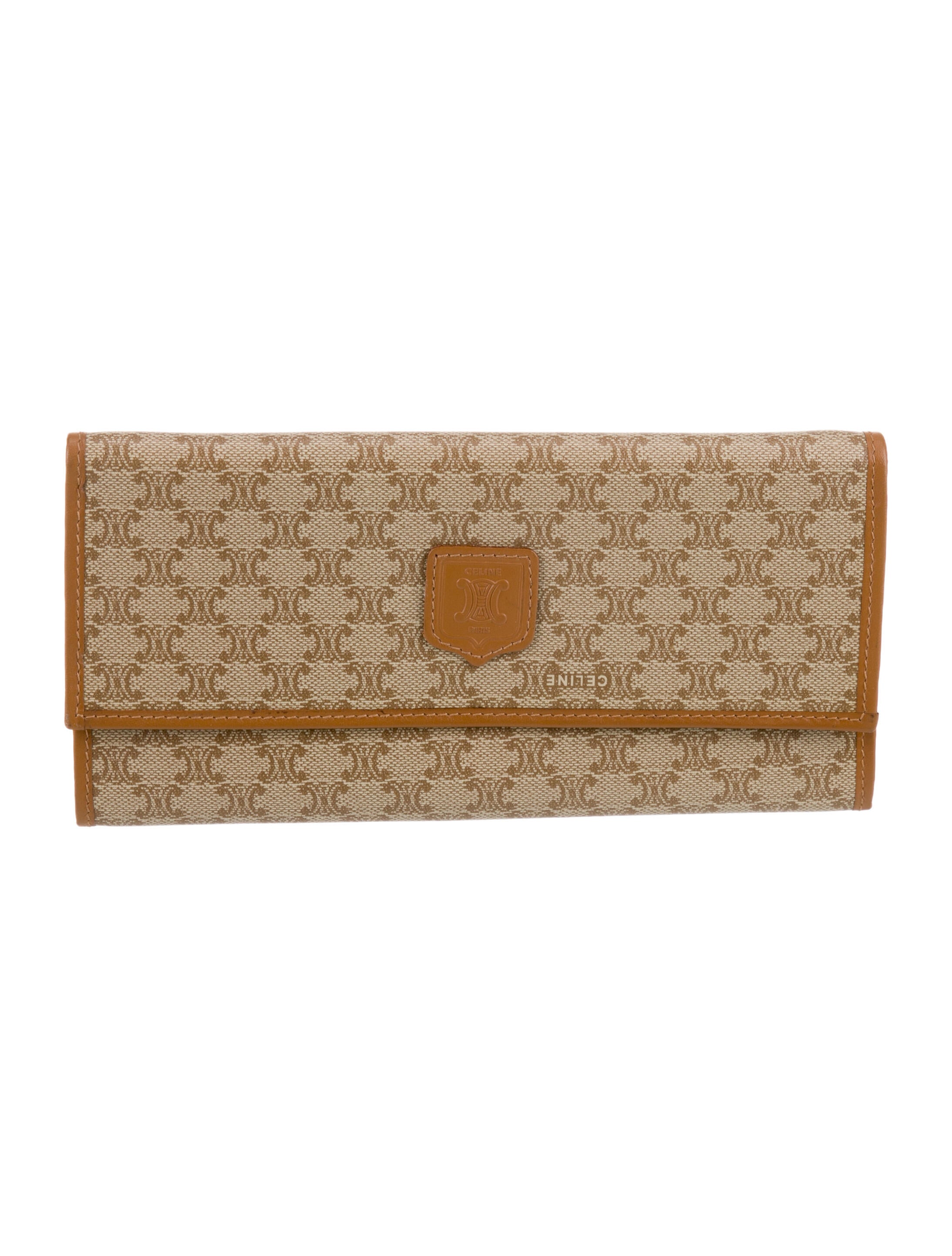 Celine Triomphe Printed Continental Wallet
