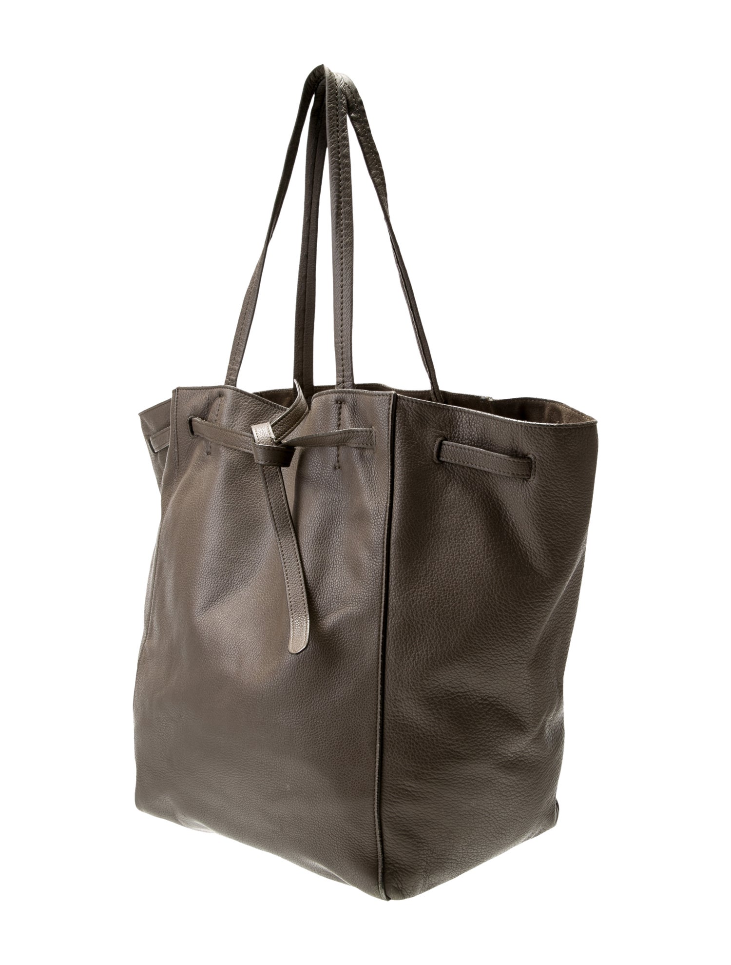 Celine Leather Cabas Phantom w/Belt Medium