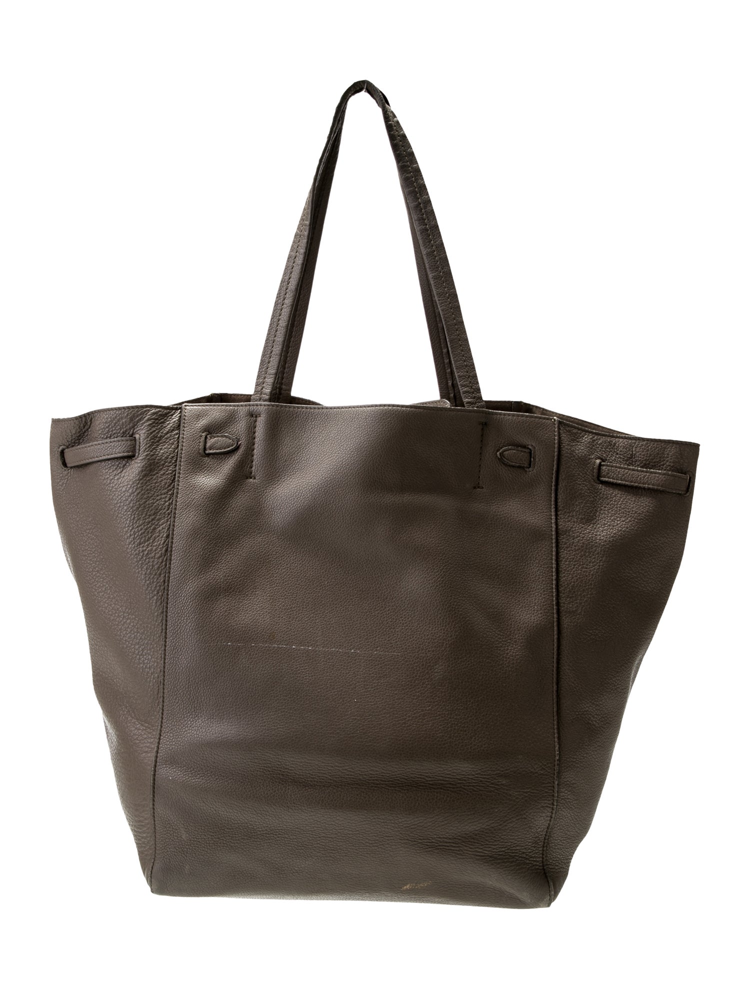 Celine Leather Cabas Phantom w/Belt Medium