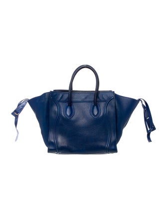 Celine Leather Luggage Phantom Medium