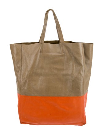 Celine Leather Vertical Cabas