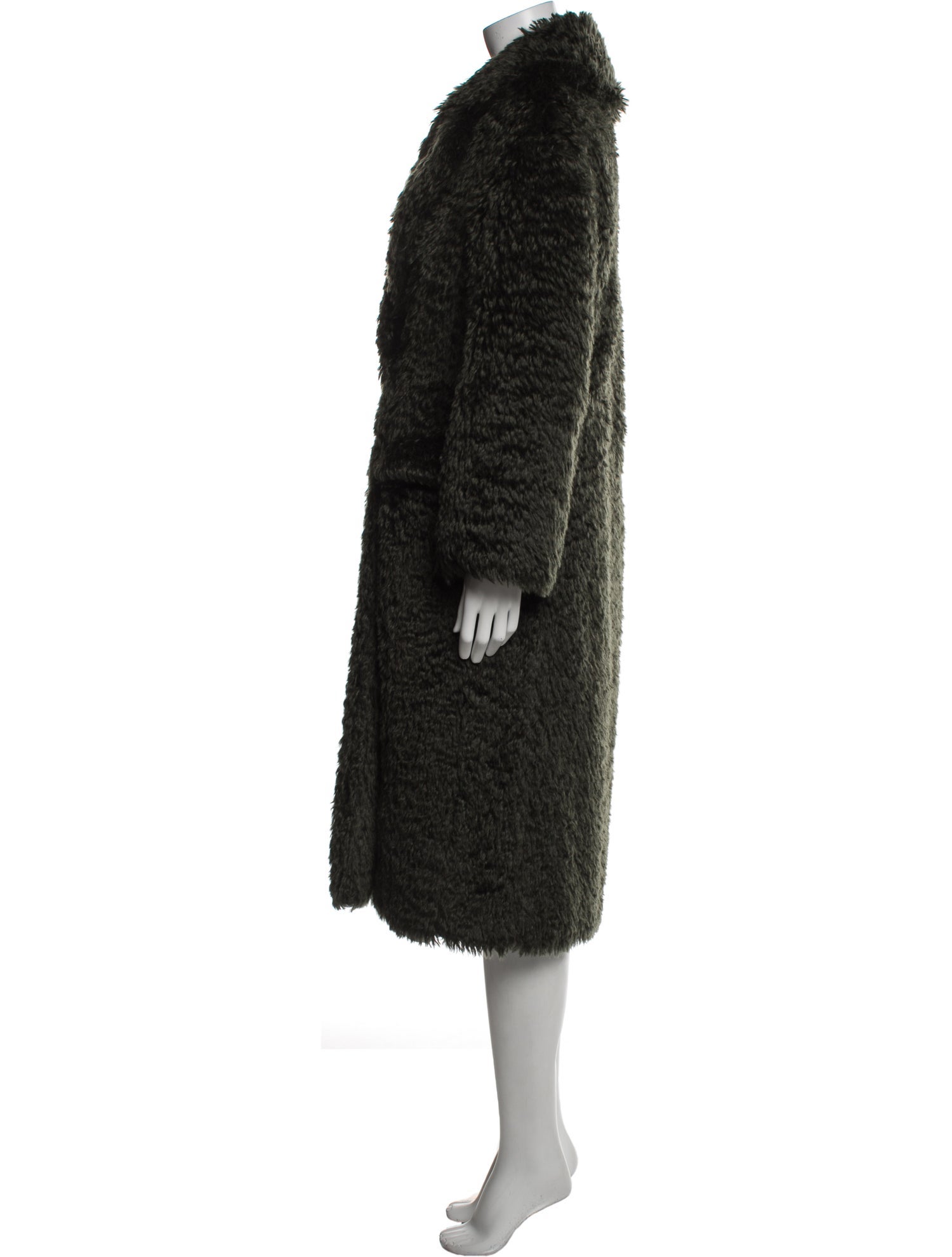 Celine 2010's Faux Fur Faux Fur Coat