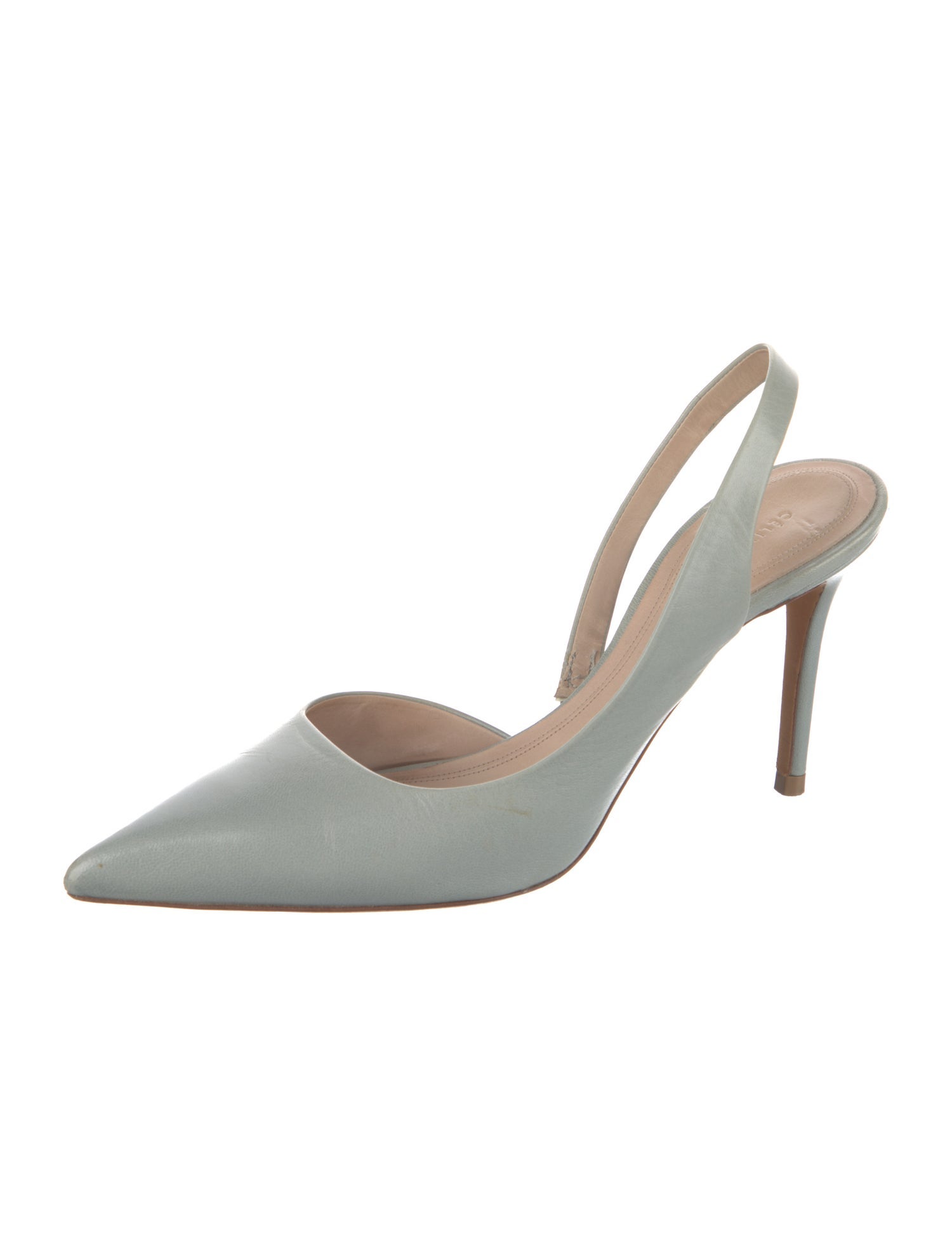 Celine Leather Slingback Pumps