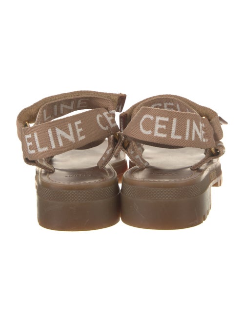 Celine Printed Slingback Sandals