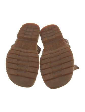 Celine Printed Slingback Sandals