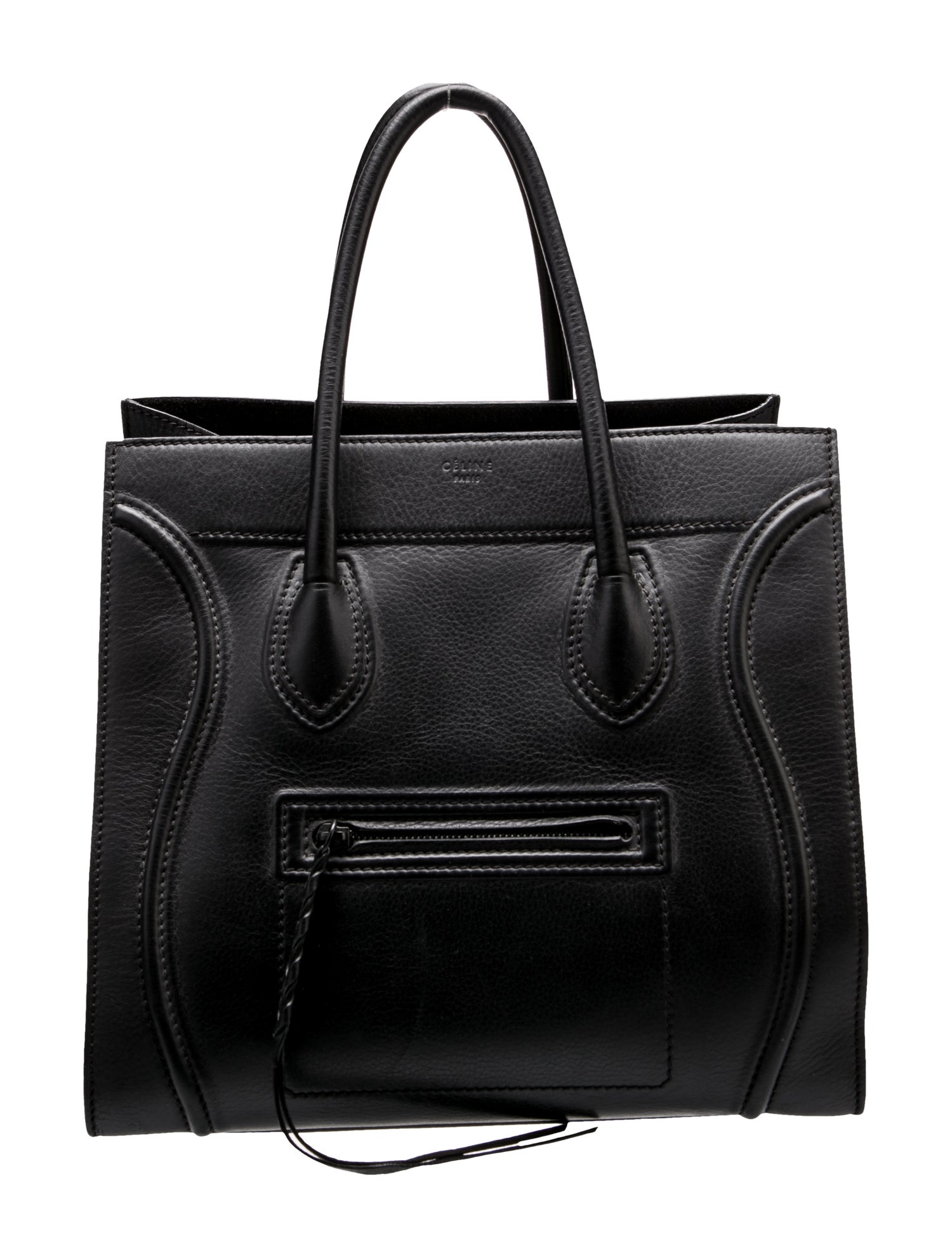 Celine Leather Luggage Phantom Medium
