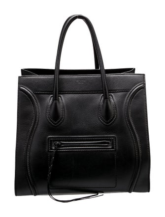 Celine Leather Luggage Phantom Medium