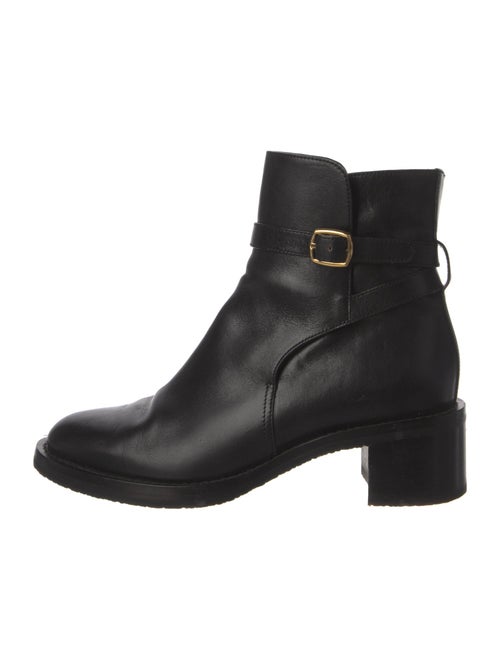 Celine Leather Moto Boots