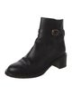 Celine Leather Moto Boots