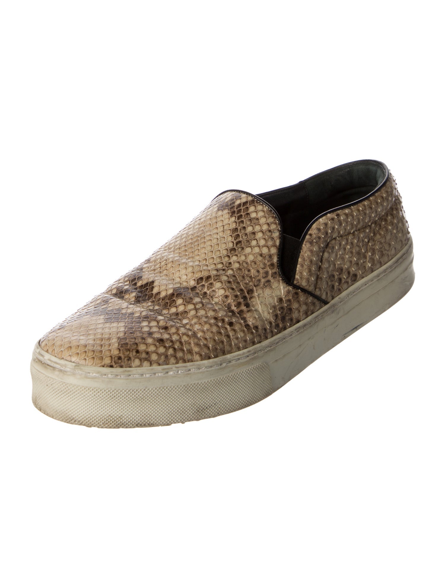 Celine Snakeskin Animal Print Sneakers