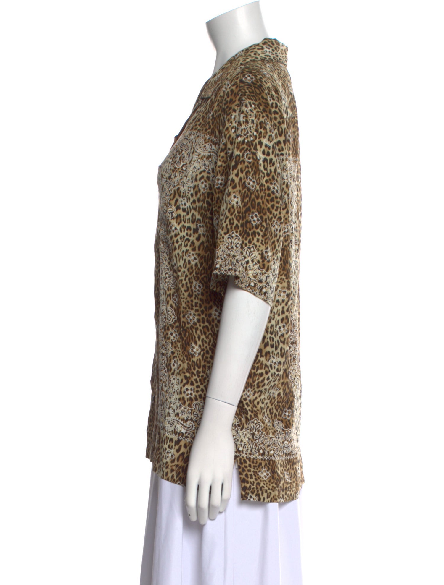 Celine 2024 Silk Button-Up Top