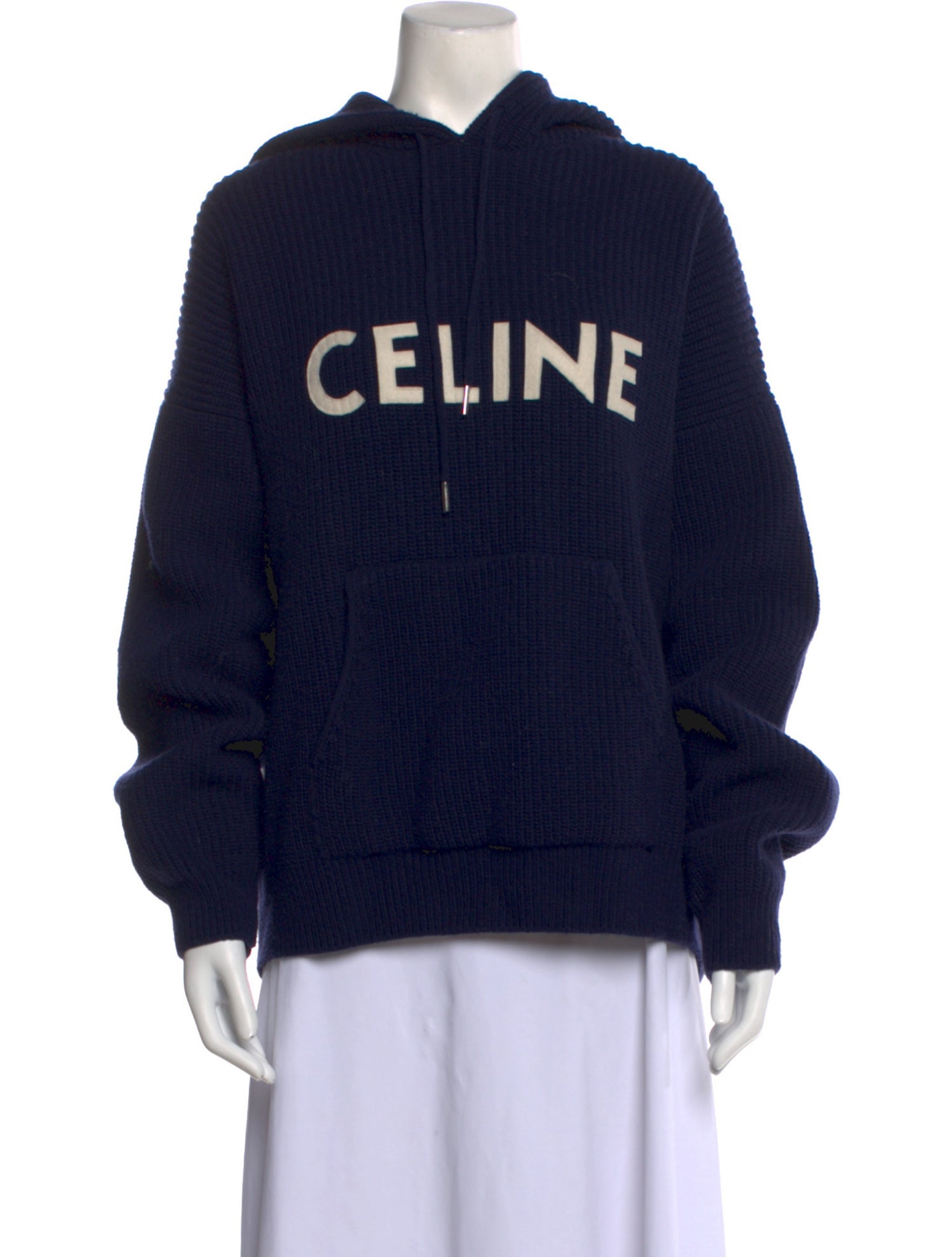 Celine Wool Graphic Print Sweater