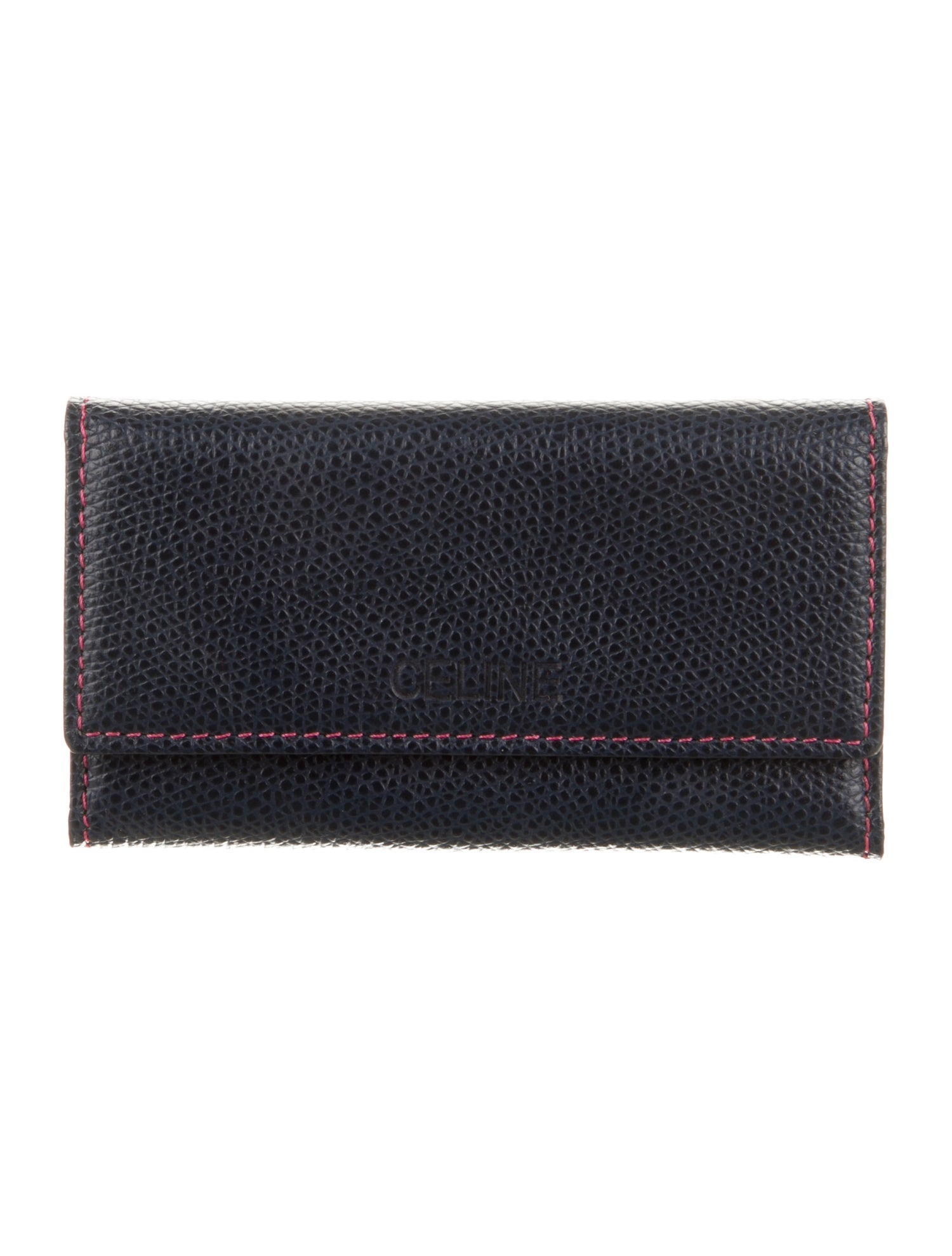 Celine Leather Key Case Holder