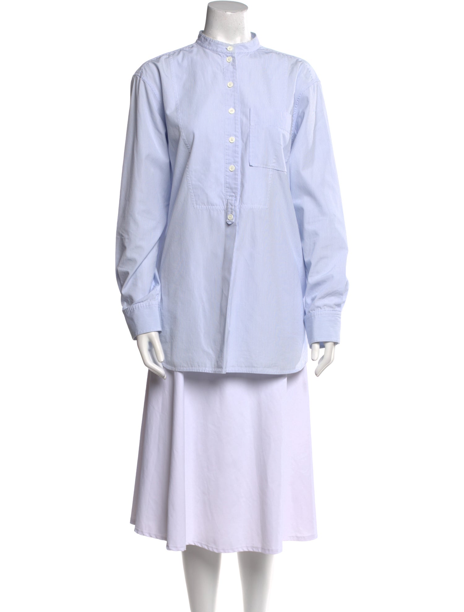 Celine Mock Neck Long Sleeve Tunic