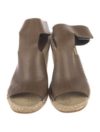 Celine Leather Espadrilles