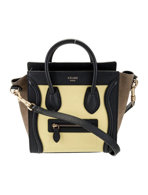 Celine Leather Luggage Nano