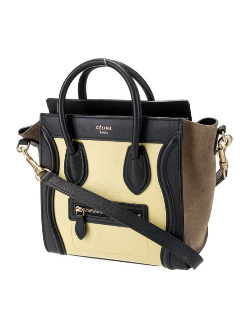Celine Leather Luggage Nano