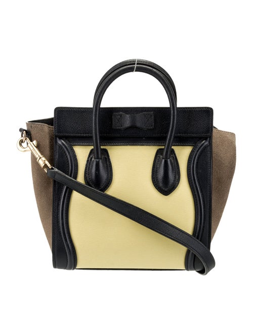 Celine Leather Luggage Nano
