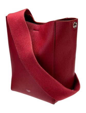 Celine Leather Seau Sangle Small