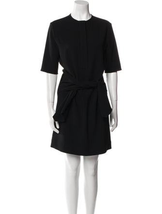 Celine Crew Neck Knee-Length Dress