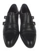 Celine Leather Lasercut Accents Monk Straps