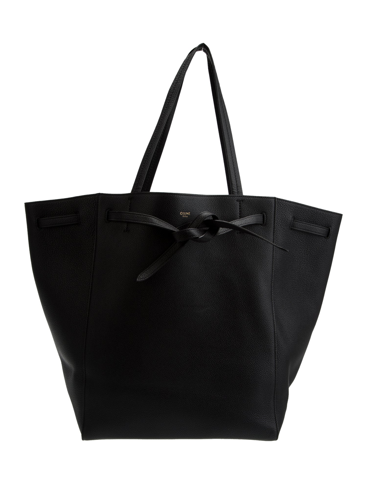 Celine Leather Cabas Phantom w/Belt Medium 2022