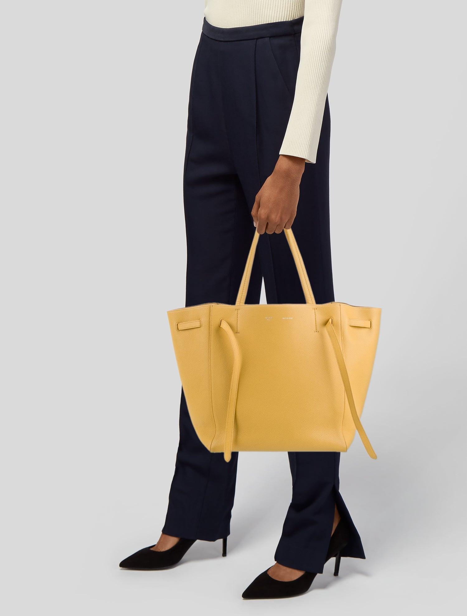 Celine Leather Horizontal Cabas Large