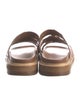 Celine Triomphe Leather Slides