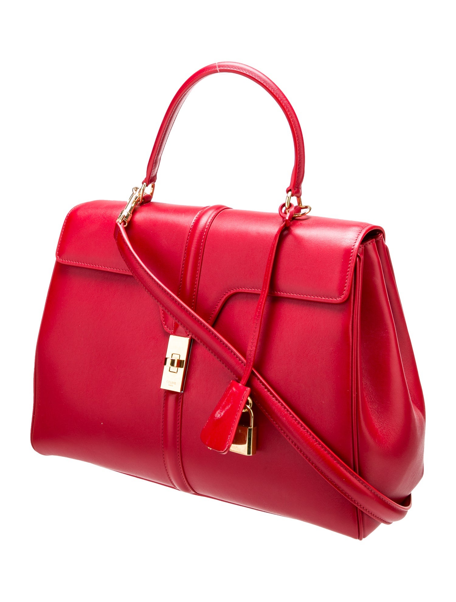 Celine Leather 16 Bag Medium