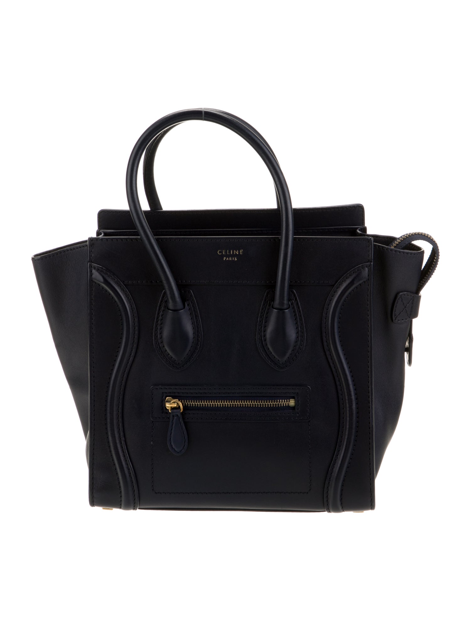 Celine Leather Luggage Micro