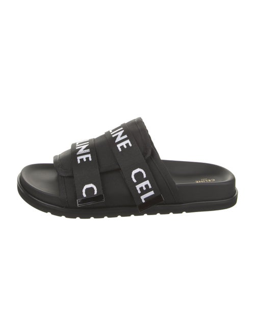 Celine Canvas Graphic Print Slides