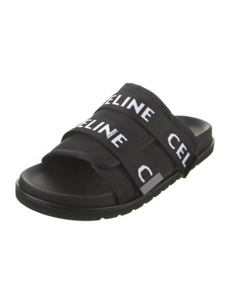 Celine Canvas Graphic Print Slides