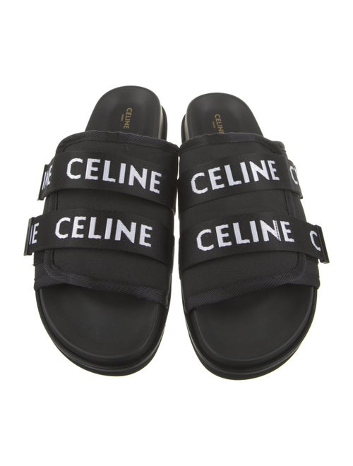 Celine Canvas Graphic Print Slides