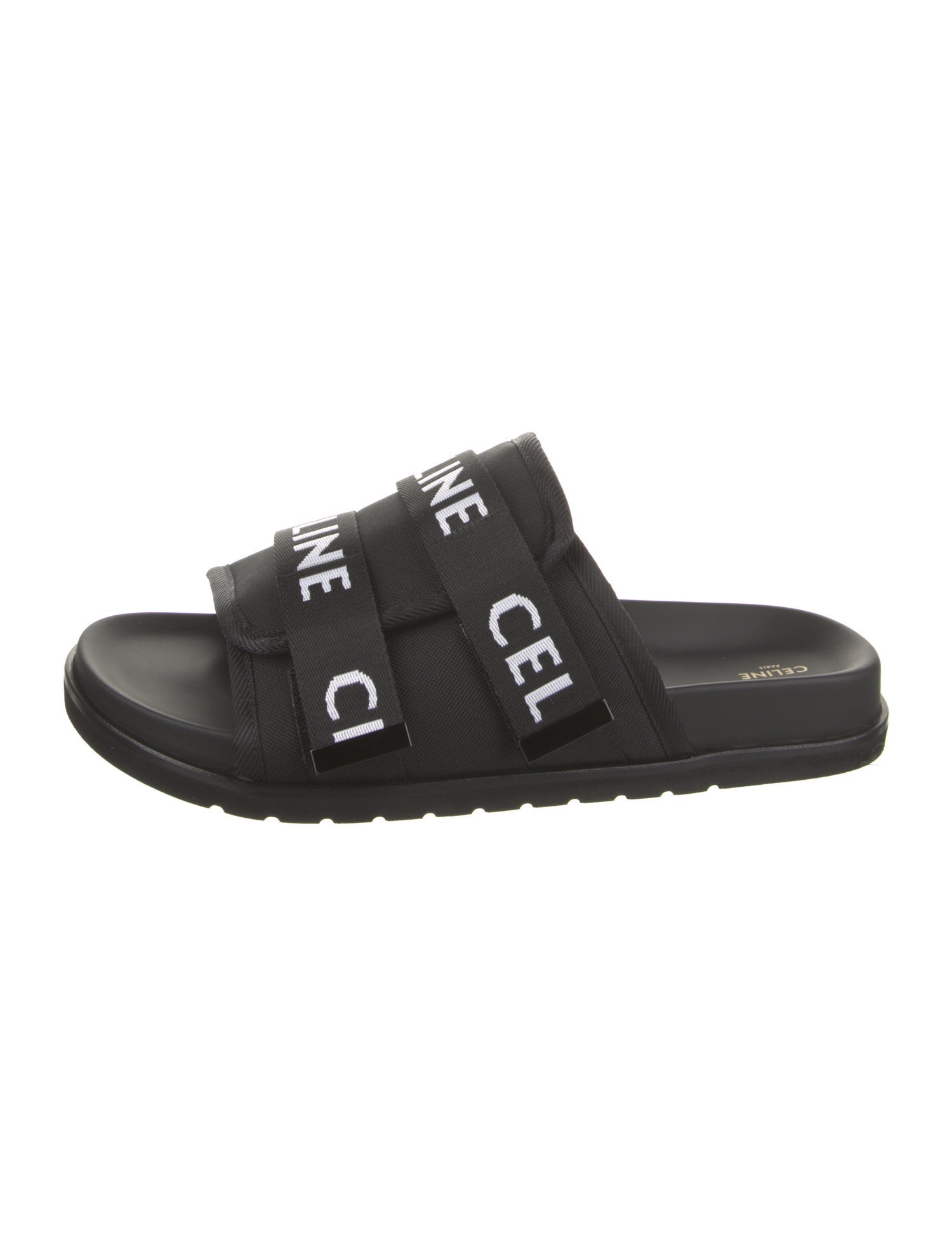 Celine Canvas Graphic Print Slides