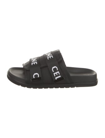 Celine Canvas Graphic Print Slides