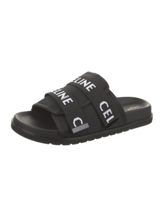 Celine Canvas Graphic Print Slides