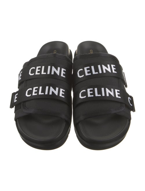 Celine Canvas Graphic Print Slides