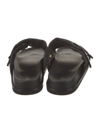 Celine Canvas Graphic Print Slides