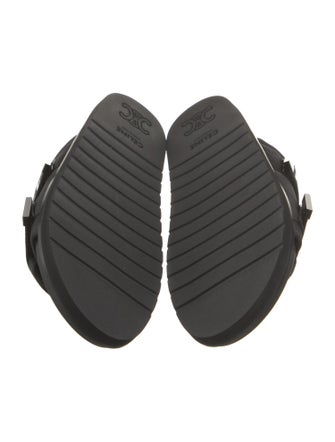 Celine Canvas Graphic Print Slides