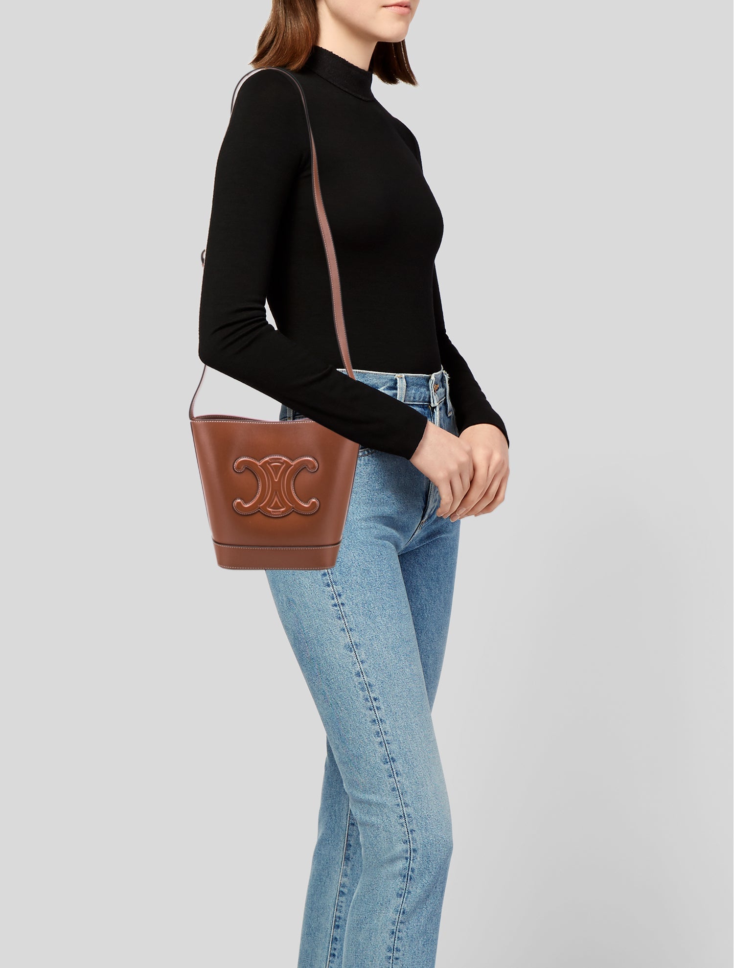 Celine Triomphe Bucket Bag Small 2022