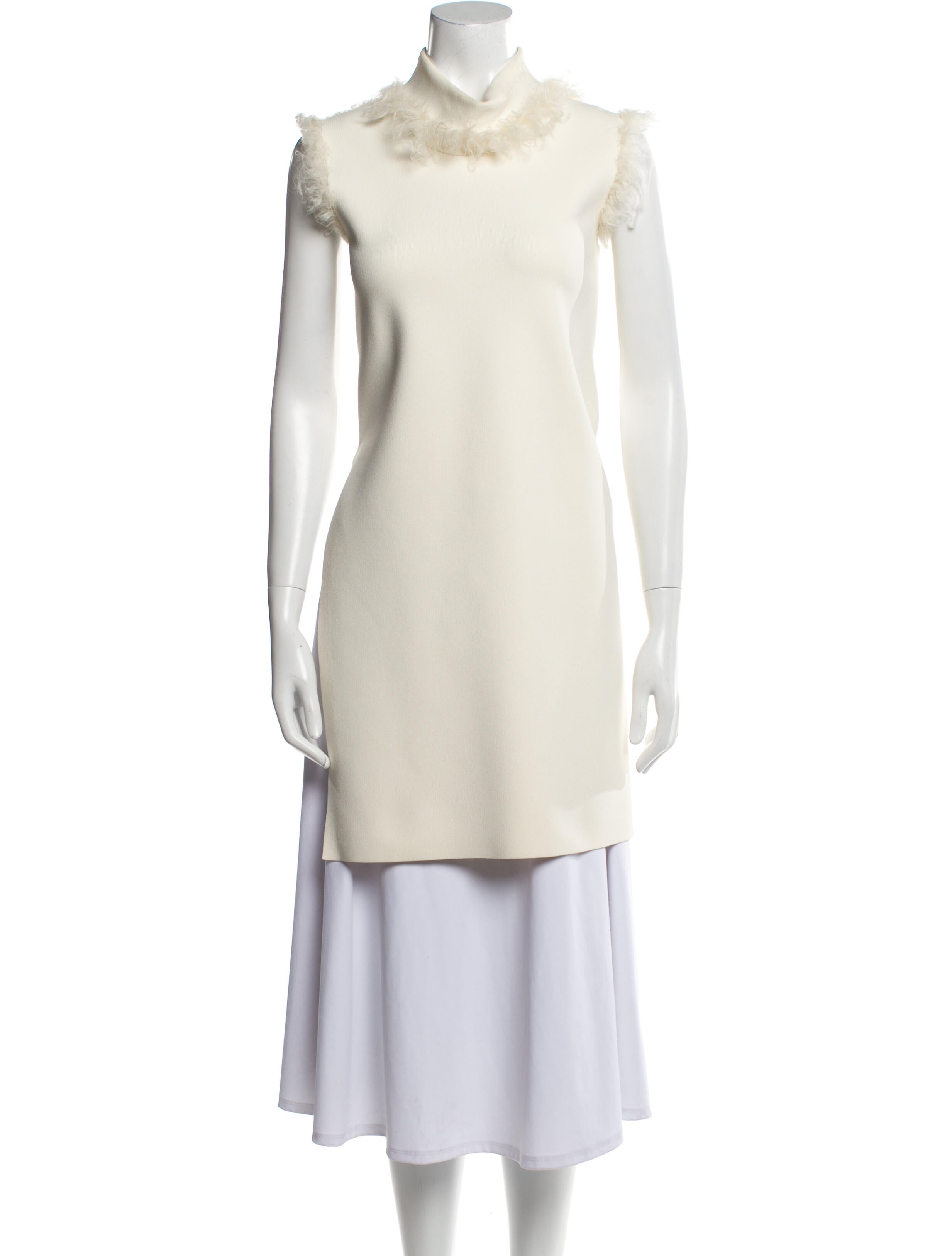 Celine Mock Neck Sleeveless Tunic