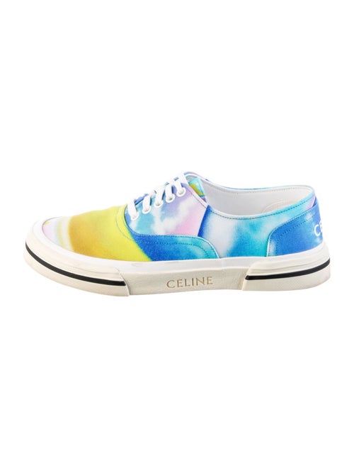 Celine Canvas Tie-Dye Print Sneakers