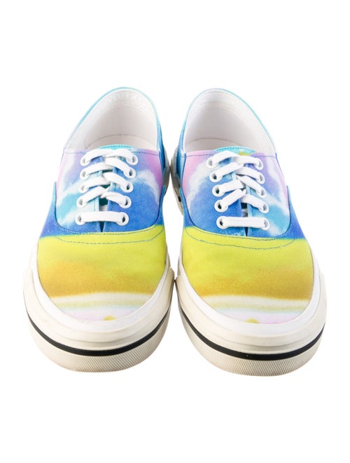 Celine Canvas Tie-Dye Print Sneakers