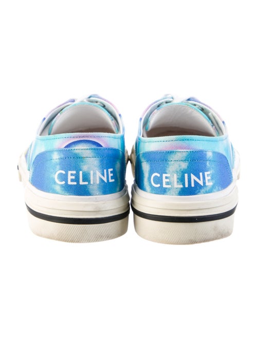 Celine Canvas Tie-Dye Print Sneakers