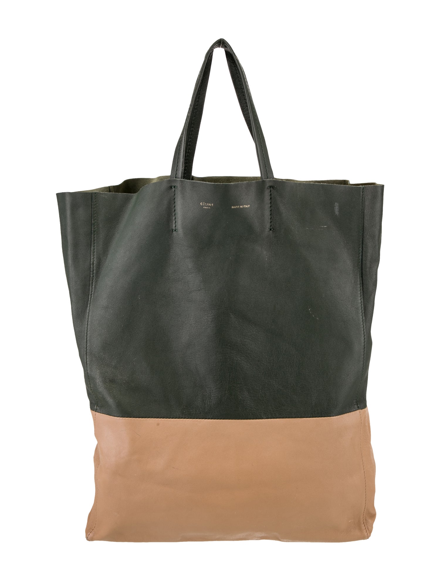 Celine Leather Vertical Cabas