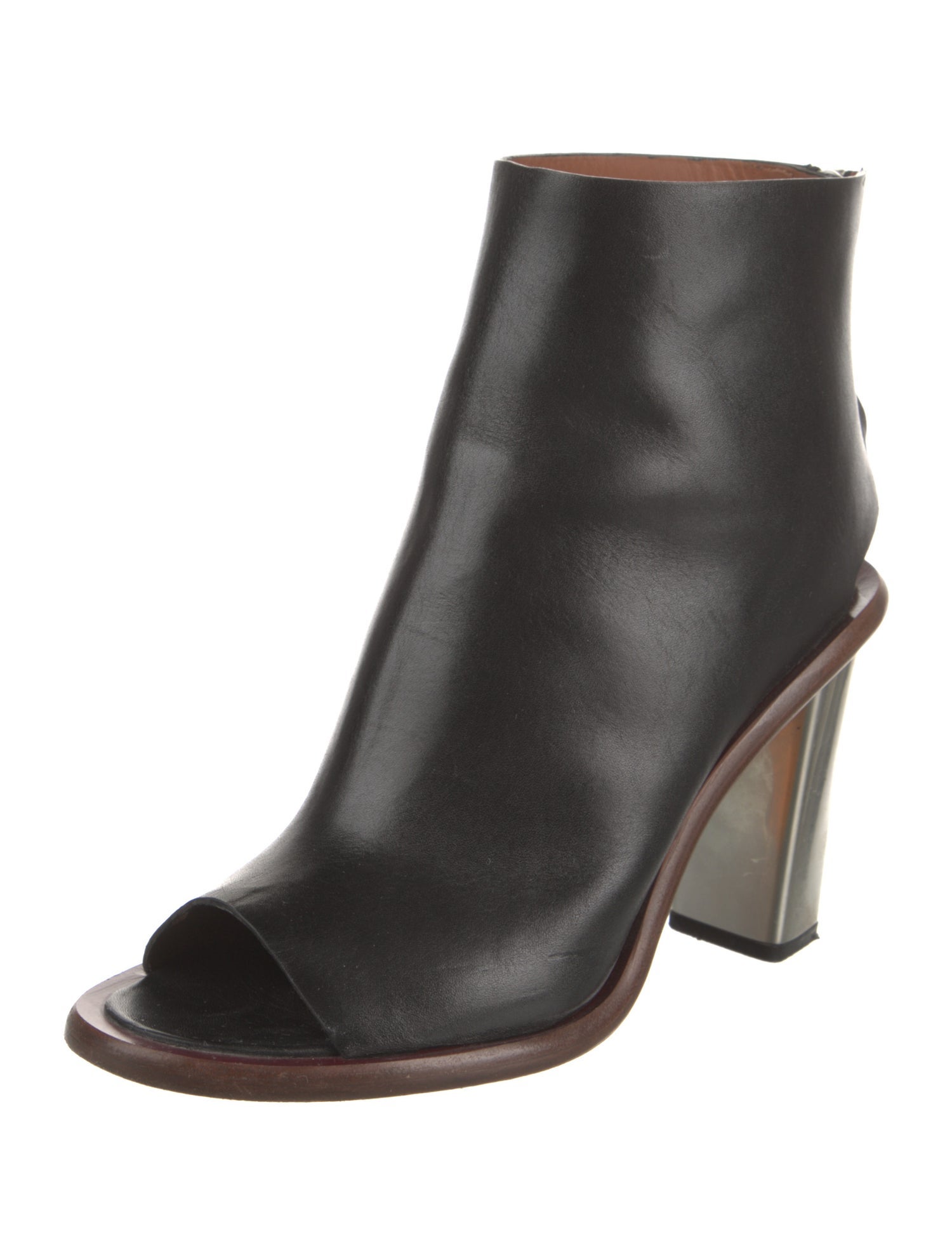 Celine Leather Slingback Sandals