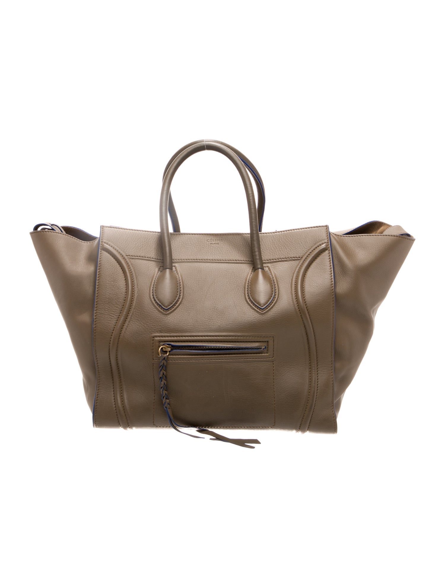 Celine Leather Luggage Phantom Large